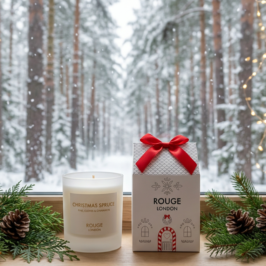 Christmas Spruce - Pine, Berries and Amber Luxury Scented House Candle