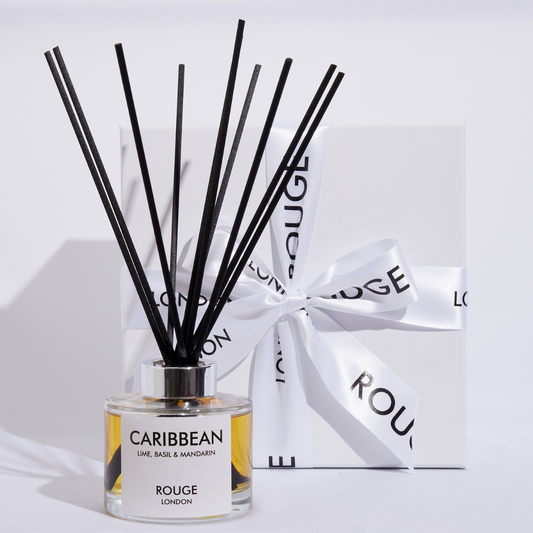 Happy Scent Co Rouge London Caribbean Lime Basil Mandarin Reed Diffuser