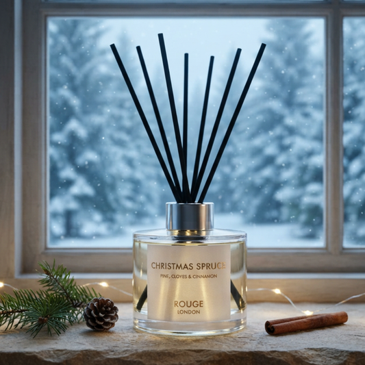 Christmas Spruce Luxury Reed Diffuser - Pine, Berries and Amber