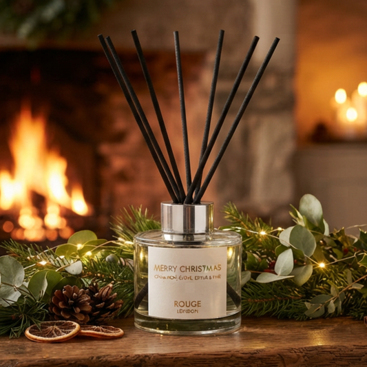 Merry Christmas - Cinnamon, Clove, Citrus & Pine Luxury Reed Diffuser