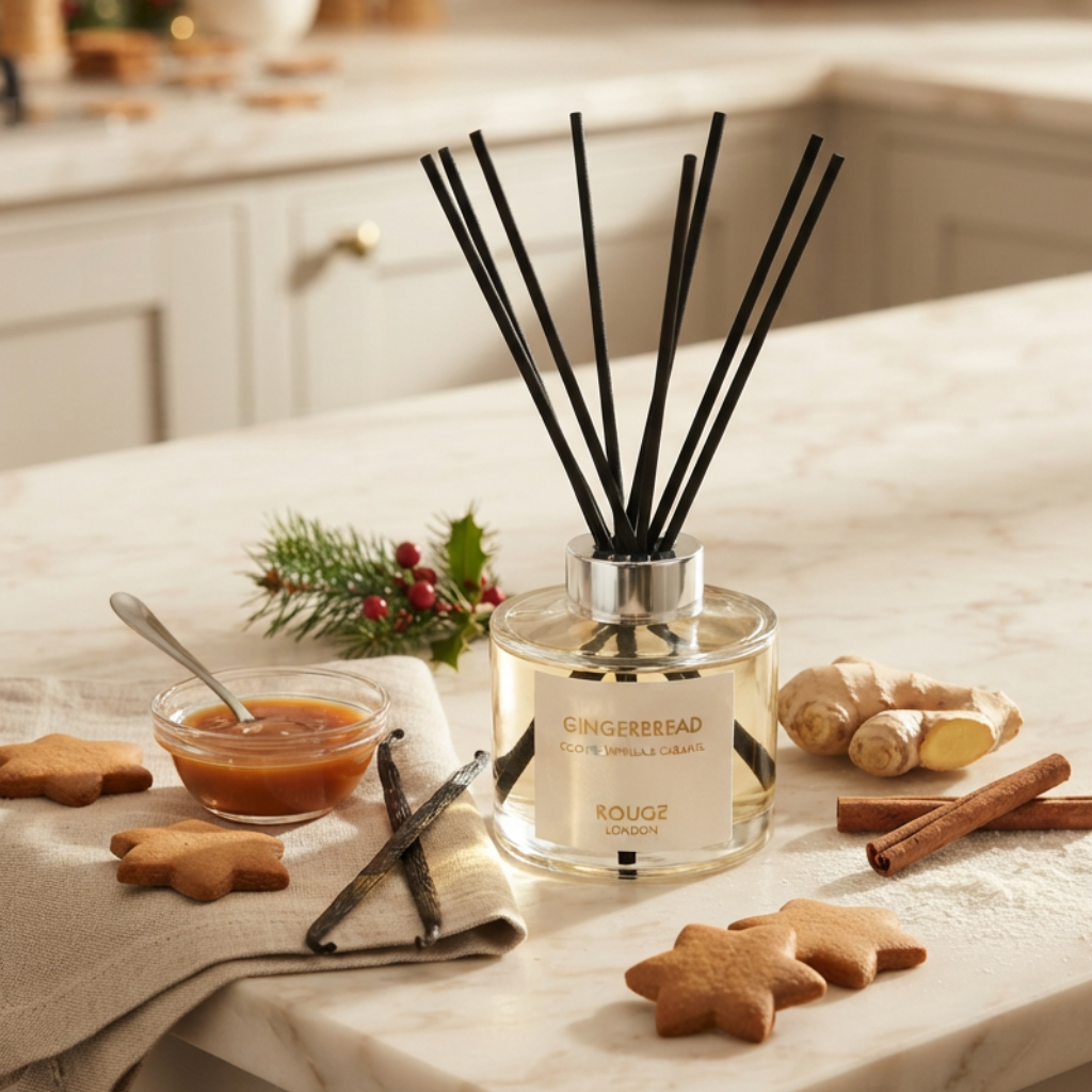 Gingerbread - Cookies, Vanilla & Caramel Luxury Reed Diffuser