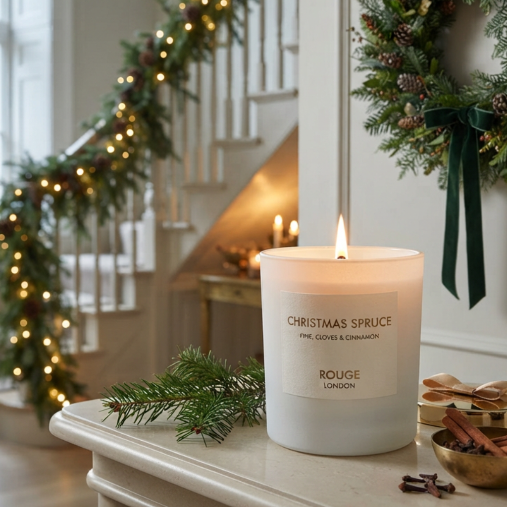 Christmas Spruce - Pine, Berries and Amber Luxury Scented Candle