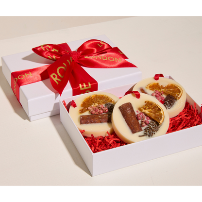Christmas Time Tree Decorations, Box of 3 - Orange, Cinnamon and Clove