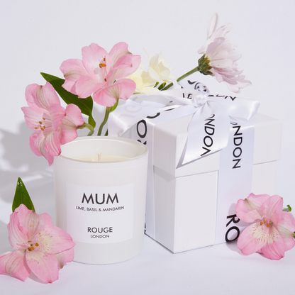 Mum - Lime, Basil & Mandarin Scented Candle - By Rouge London