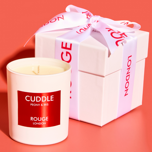 Cuddle - Peony & Iris Luxury Scented Candle - By Rouge London