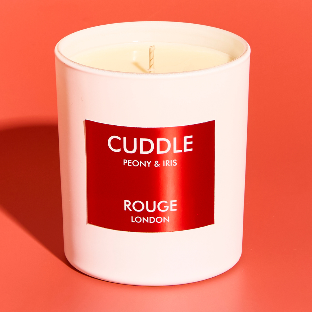 Cuddle - Peony & Iris Luxury Scented Candle - By Rouge London