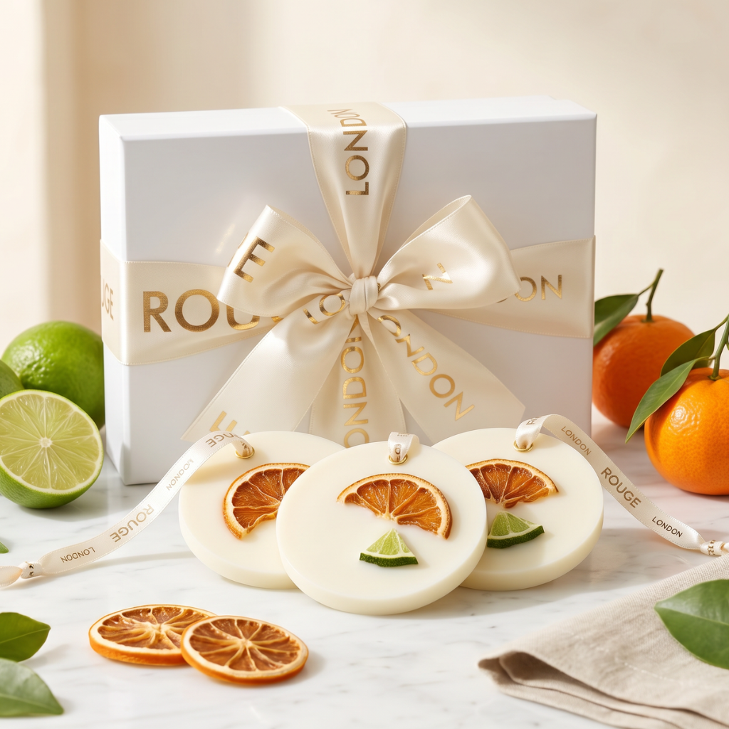Lime & Mandarin Scented Room/Wardrobe Freshener Box of 3