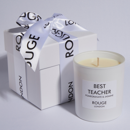 Best Teacher - Pomegranate & Jasmine Luxury Scented Candle - By Rouge London
