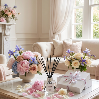 Cuddle - Peony & Iris Luxury Reed Diffuser