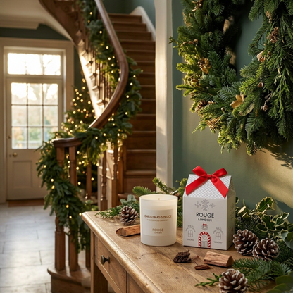 Christmas Spruce - Pine, Berries and Amber Luxury Scented House Candle