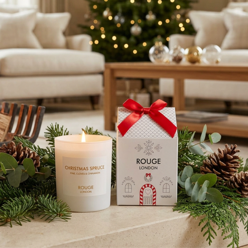 Christmas Spruce - Pine, Berries and Amber Luxury Scented House Candle