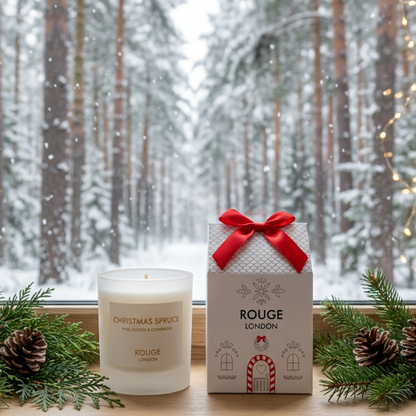 Christmas Spruce - Pine, Berries and Amber Luxury Scented House Candle