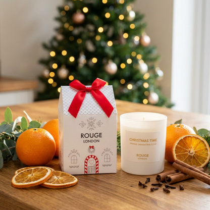 Christmas Time - Orange, Cinnamon and Clove Luxury Scented House Candle