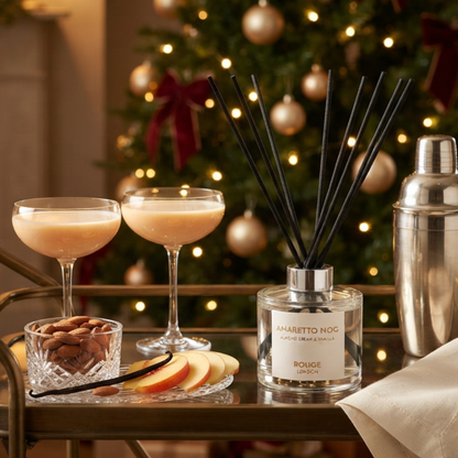 Amaretto Nog - Almond Cream and Vanilla Luxury Reed Diffuser