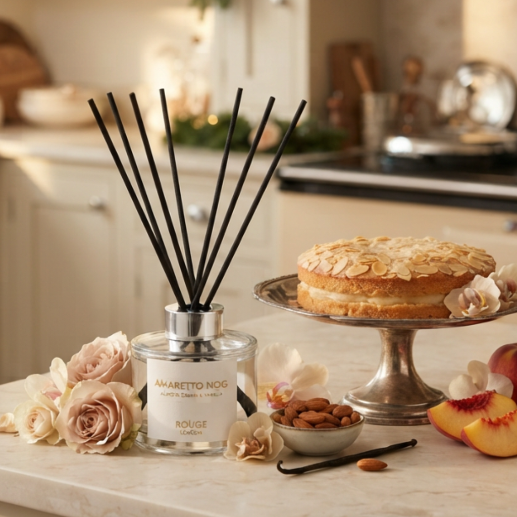 Amaretto Nog - Almond Cream and Vanilla Luxury Reed Diffuser