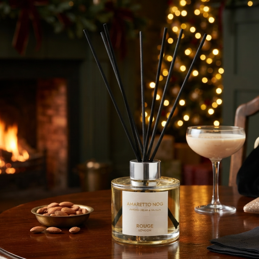 Amaretto Nog - Almond Cream and Vanilla Luxury Reed Diffuser