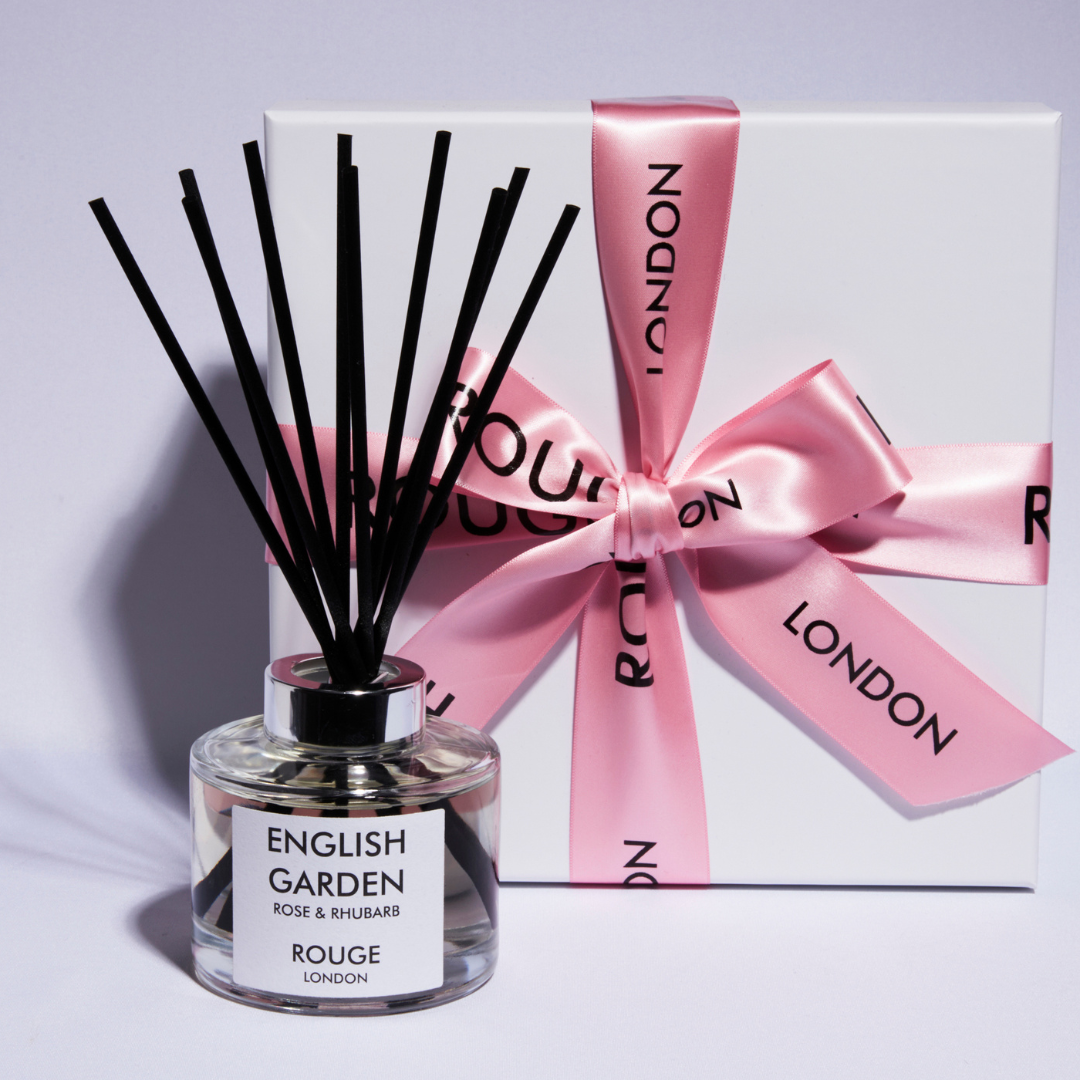 English Garden - Rose & Rhubarb Luxury Scented Reed Diffuser - By Rouge London