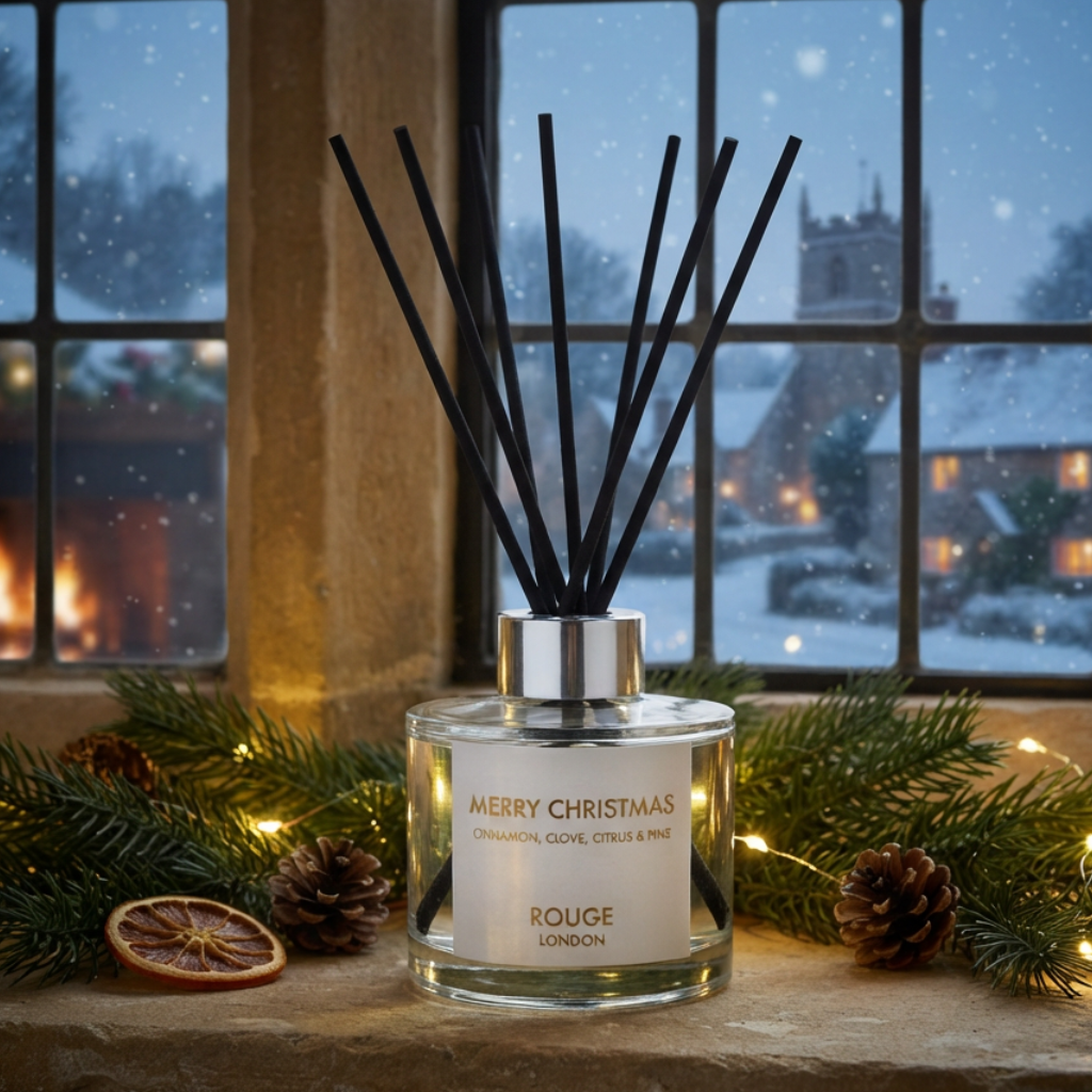 Merry Christmas - Cinnamon, Clove, Citrus & Pine Luxury Reed Diffuser