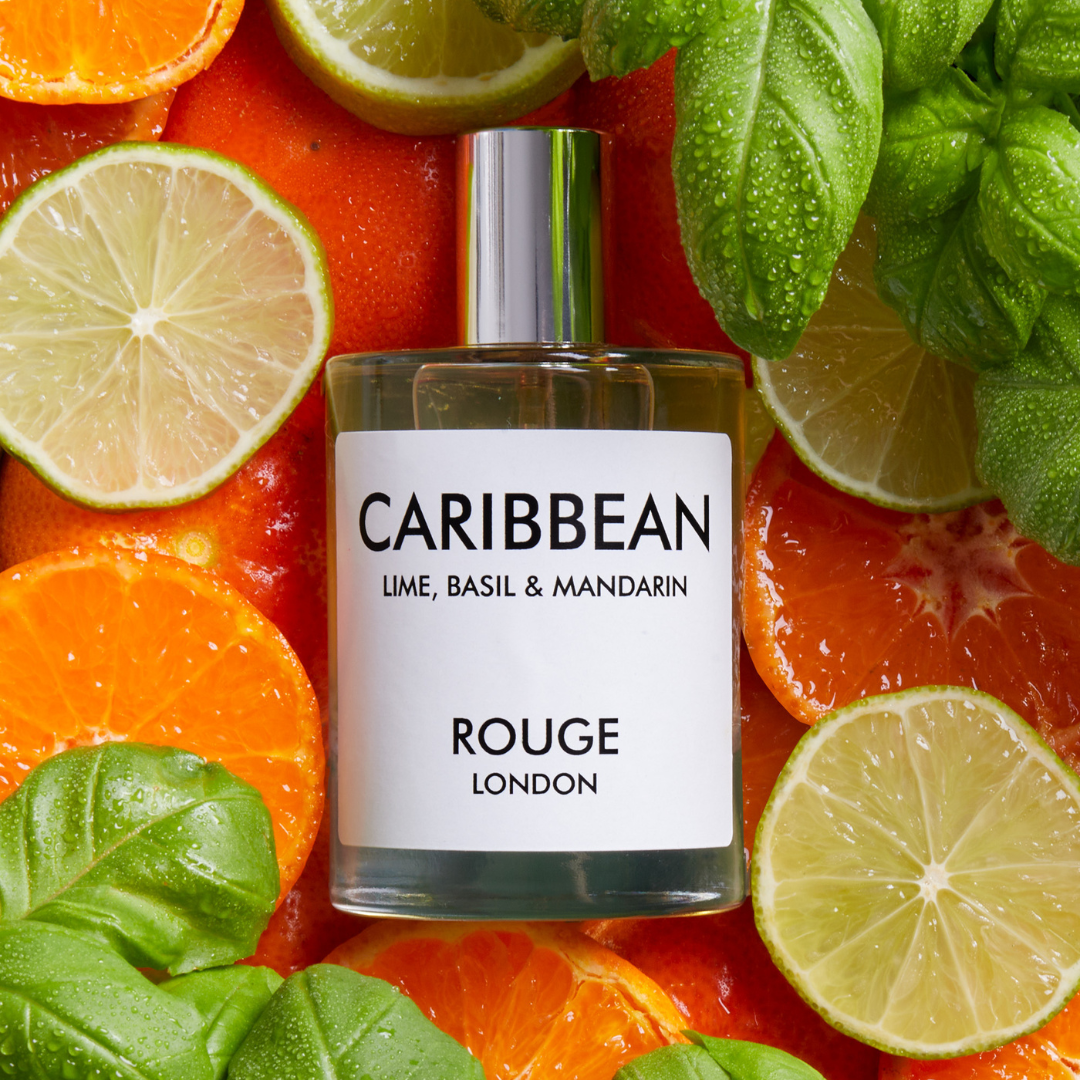 Happy Scent Co Rouge London Caribbean Lime Basil Mandarin Room Spray
