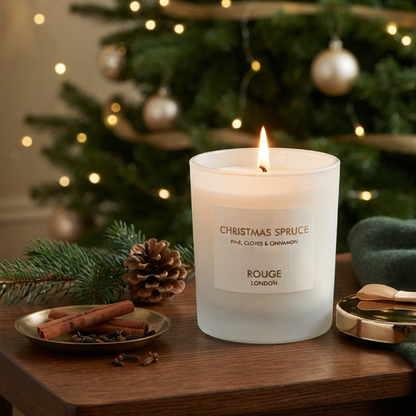 Christmas Spruce - Pine, Berries and Amber Luxury Scented Candle