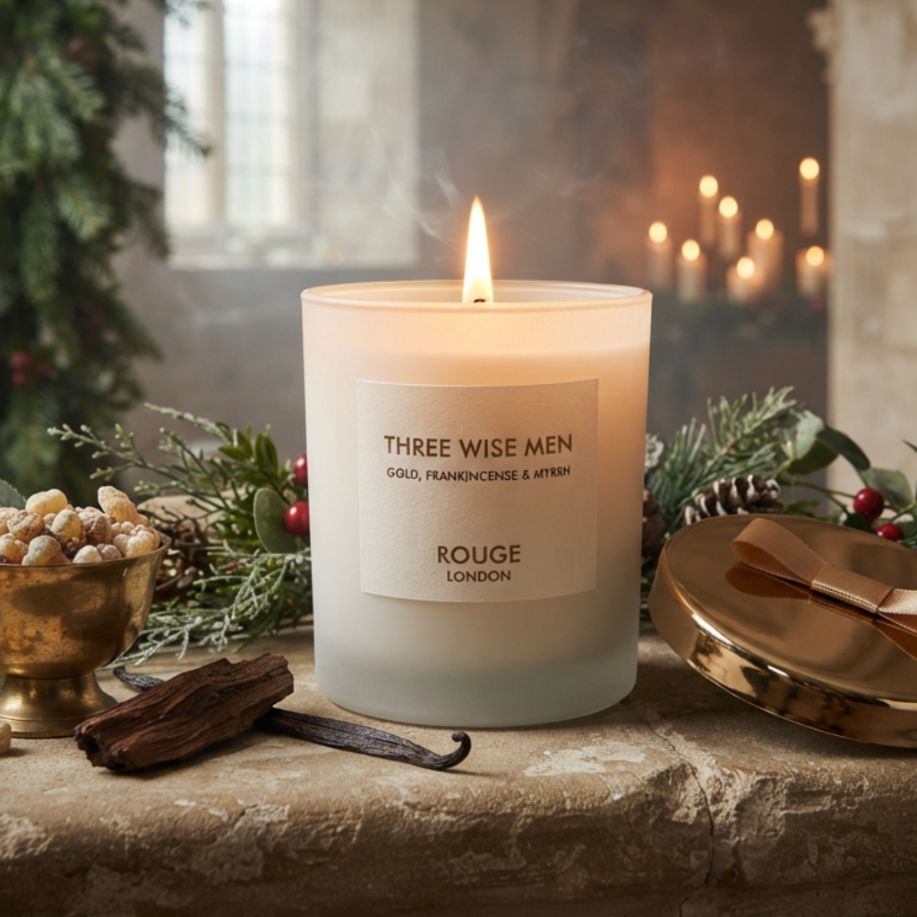 Three Wise Men - Gold, Frankincense & Myrrh Luxury Scented Candle