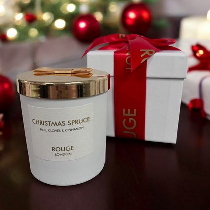 Christmas Spruce TESTER Luxury Scented Candle - Pine, Berries and Amber