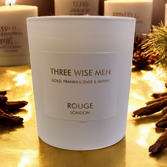 Three Wise Men - Gold, Frankincense & Myrrh Luxury Scented Candle