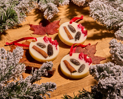 Spiced Apple Tree Decoration Single - Apple, Cinnamon and Nutmeg