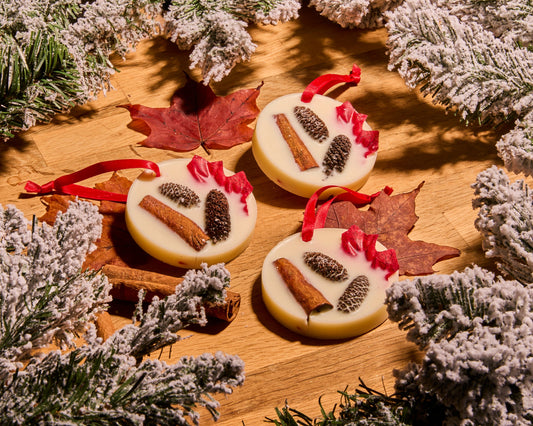 Spiced Apple Tree Decoration Single - Apple, Cinnamon and Nutmeg