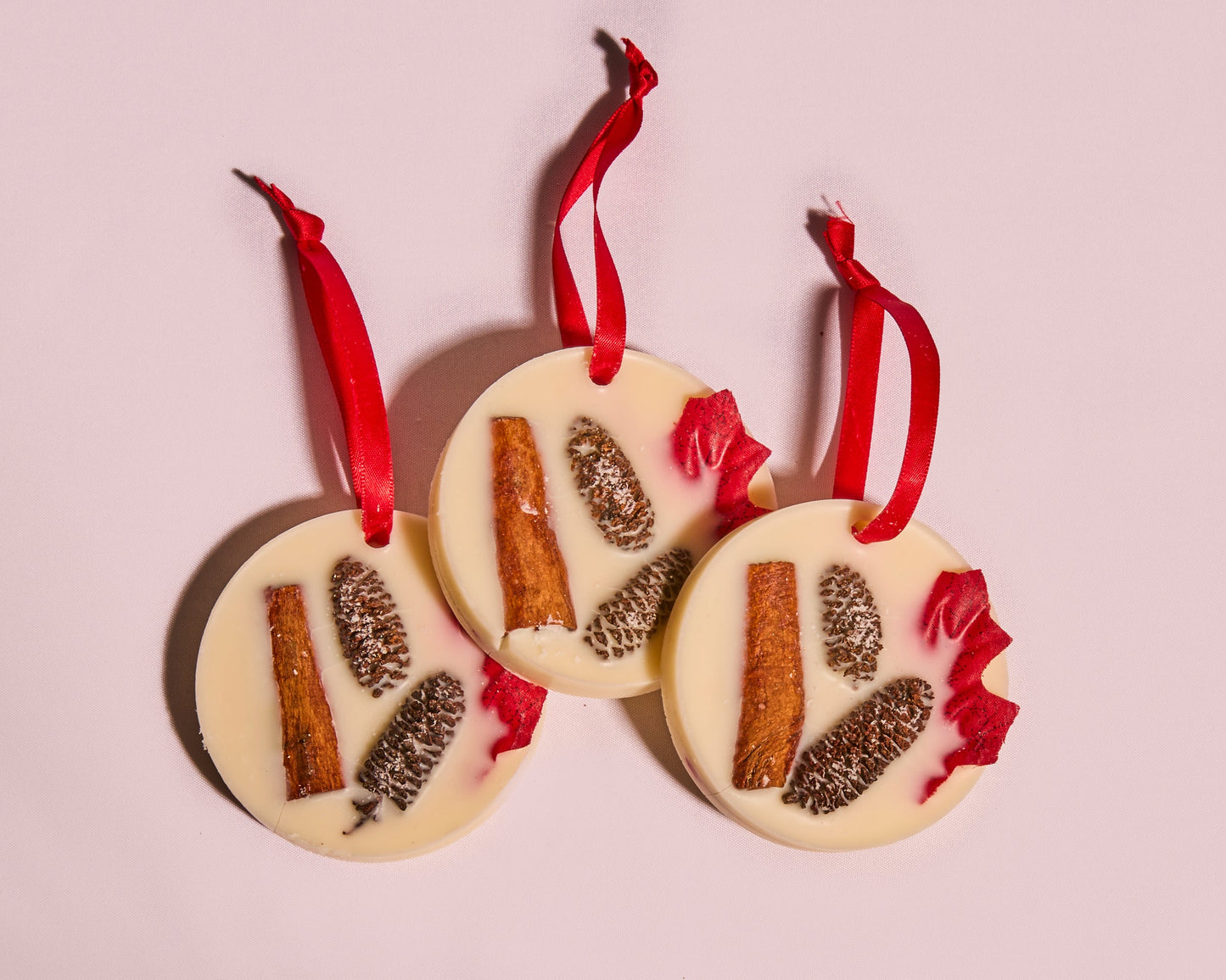 Spiced Apple Tree Decoration Box of 3 - Apple, Cinnamon and Nutmeg