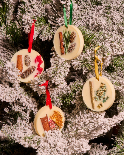 Spiced Apple Tree Decoration Single - Apple, Cinnamon and Nutmeg