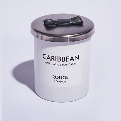 Happy Scent Co Rouge London Caribbean Lime Basil Mandarin Candle