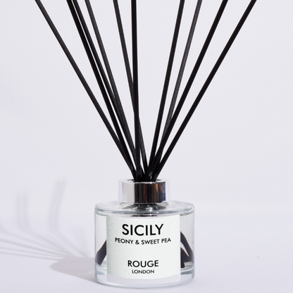 Happy Scent Co Sicily Peony Sweet Pea Reed Diffuser - by Rouge London